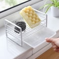 thumbnail image 2 of Wrought Iron Sponge Holder Heighten Bottom Anti-deformed Sink Faucet Kitchen Drain Rack Kitchen Tools, 2 of 8