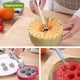 thumbnail image 5 of Rebanador De Frutas De 4 Piezas, Cuchara Para Ensalada, Accesorios Multiusos Para El Hogar, Cuchara De Excavación Con Agarre Práctico, Accesorios De Cocina A Prueba De Herrumbre Eigraketly HA035140-00, 5 of 6