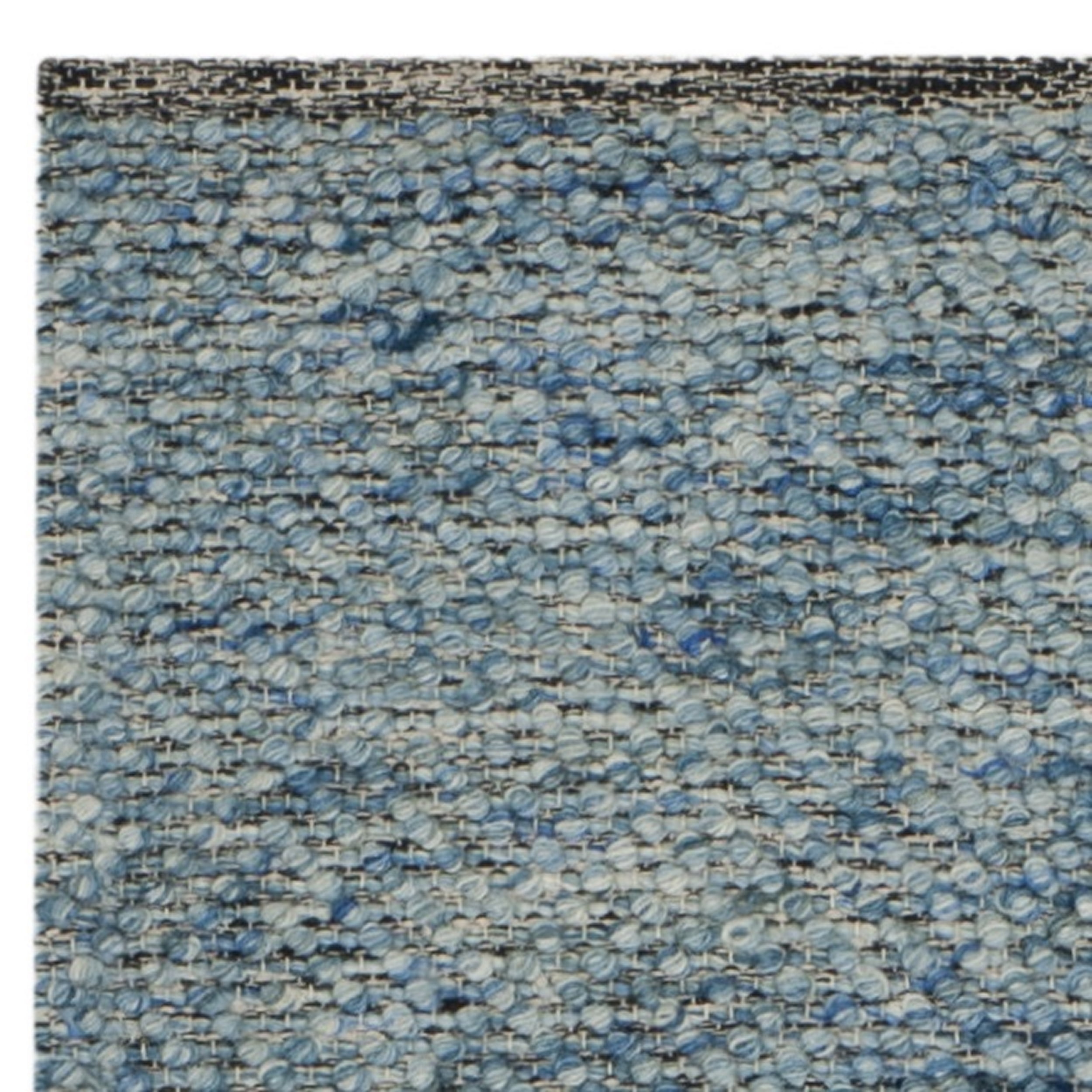 SAFAVIEH Natura Eanna Geometric Wool Runner Rug, Blue, 2'3" x 12'