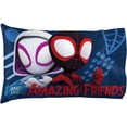 thumbnail image 4 of Juego de sábanas Jay Franco Spidey & Friends de 3 piezas para niños pequeños, 4 of 7