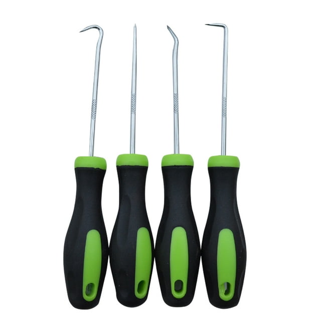 Ensemble Mini de 4 Crochets et Pics en Acier pour Enlever, Retirer, Installer, Outils pour Joint Torique Auto