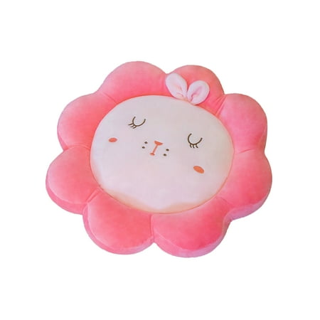 

Seat Cushion Home Cartoon Lion Shaped Mat Back Cushion Indoor Ornament for Floor Bay Window Chair