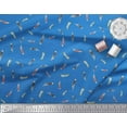thumbnail image 3 of Soimoi Viscose Chiffon Fabric Colorful Feather Printed Craft Fabric by The Yard 42 Inch Wide, 3 of 5