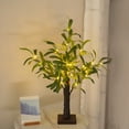 thumbnail image 4 of YOHAVEN Small LED Olive Leaf Tree Light, Battery Powered Glowing Decoration for Christmas, Thanksgiving, Tabletop, Indoor Party Home Decor, 4 of 5
