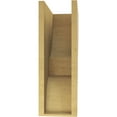 thumbnail image 4 of 7"W x 14"D x 21"H Classic Ridgewood Rough Cedar Woodgrain TimberThane Corbel, Primed Tan, 4 of 6