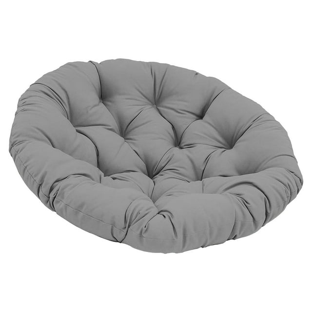 S SERENABLE Coussin de Chaise Suspendue Coussin de Sol Confortable pour Patio Balcon Salon Gris Foncé