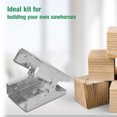 thumbnail image 4 of 2 Pcs Support de Scie pour Cheval en Alliage d'Aluminium Support de Scie pour Cheval Kit d'Affichage Accessoires d'Outils de Menuiserie, 4 of 8
