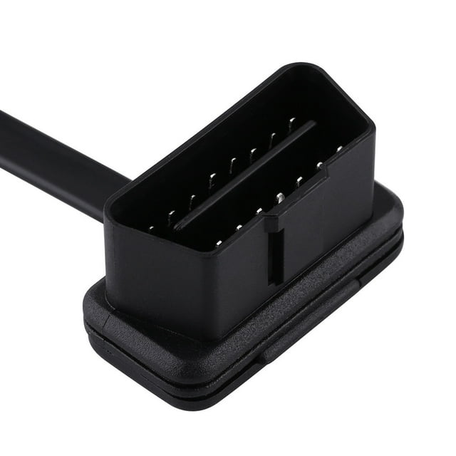 OBD II OBD2 - Cable de extensión macho a hembra de 16 pines OBD-ii adaptador de extensión de diagnóstico OBD-ii cable de conversión para escáneres de código OBDII de 30 cm, 12 pulgadas y 1 pie Unbranded QC03549-01