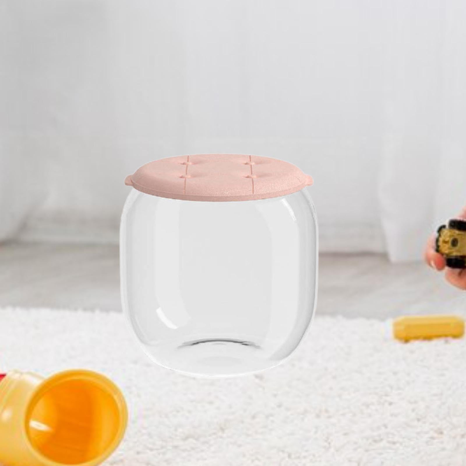 TISHITA Small Stool Box Building Blocks Storage Box Multifunctional Portable Toy Box Chest Doll Storage Stool for Kids Room Household S