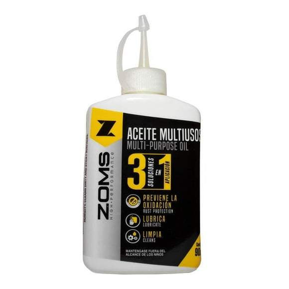 Aceite Multiusos 3 Soluciones en 1 Aplicación Zoms 90 ml
