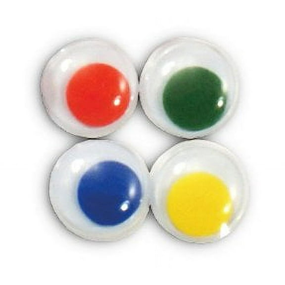 Multi-Color Moving Wiggly Wobbly Googly Eyes for Bear & Doll & Scrapbooking 7mm 100pcs/pkg