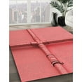 thumbnail image 2 of Ahgly Company Indoor Square Patterned Ruby Red Area Rugs, 3' Square, 2 of 6