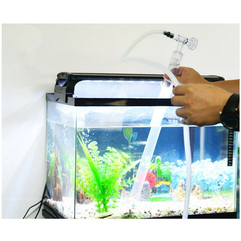 Plastic Aquarium Syphon Water Cleaner Fish Tank Gravel Sand Cleaner