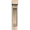 thumbnail image 4 of Ekena Millwork 5 1/2"W x 20"D x 28"H Imperial Block Smooth Bracket w/ Offset Brace, Douglas Fir, 4 of 25