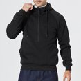 thumbnail image 4 of Futezty Men Loose Fit Heavyweight Zip Sweatshirt, 4 of 4