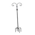 thumbnail image 3 of jinwen Double Shepherds Hook Bird Feeder Pole for Lantern Solar Light Plant Baskets Height 1.6M, 3 of 9