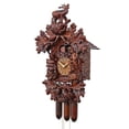 thumbnail image 3 of HerrZeit by Adolf Herr Cuckoo Clock - The Hunter In The Wild Forest  handshingled, 3 of 4