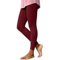 thumbnail image 5 of Ovbmpzd High Wasited Women Yoga Pants Slim-Leg Active Petite Red Leggings Casual Tummy Control Leggings,L, 5 of 6