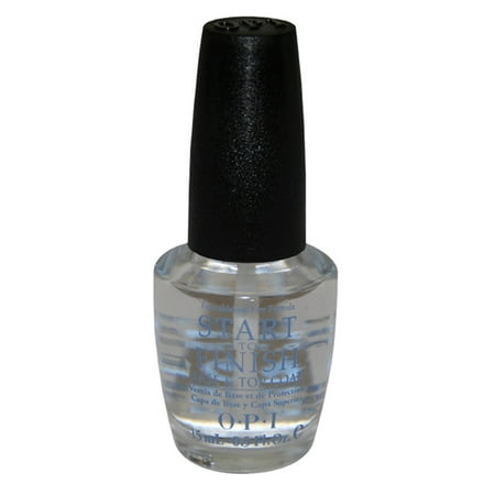Start to Finish Base & Top Coat Strengthener # NT T71 by OPI for Women - 0.5 oz Nail (Best Base Coat For Dry Nails)