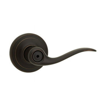 Kwikset Tustin Venetian Bronze Privacy Lockset ANSI/BHMA Grade 2 1-3/4"
