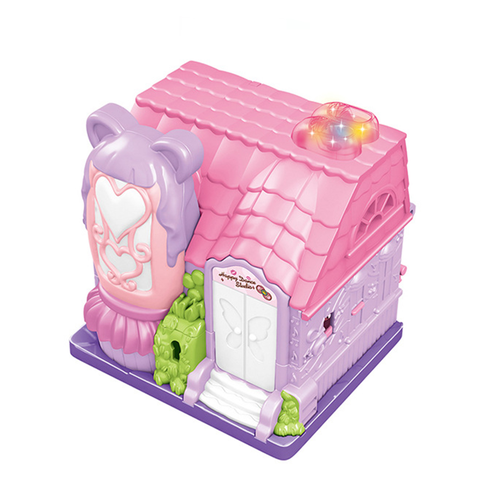 PERZOE Simulation Doll House Music And Light 3D Folding Early