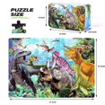 thumbnail image 4 of Wooden Jigsaw Puzzles for Kids 200 Piece Dinosaur Puzzle Toy Xmas Gifts for Kid Boys and Girls Intellectual Educational Games Fun Family Toys, 4 of 4