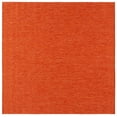 thumbnail image 2 of SAFAVIEH Beach House Lauressa Solid Indoor/Outdoor Area Rug, Orange, 6'7" x 6'7" Square, 2 of 16