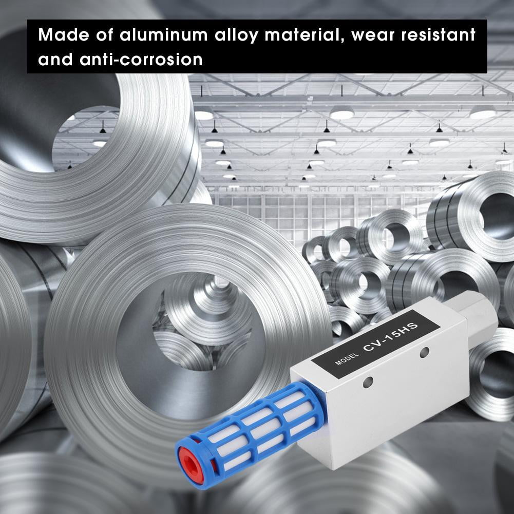 CV-15HS Vacuum Generator Anti-Corrosion for School Home Precision Threads Vacuum Ejector