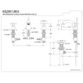 thumbnail image 2 of Kingston Brass KS2951EX Mini-Widespread Bathroom Faucet, Polished Chrome, 2 of 2