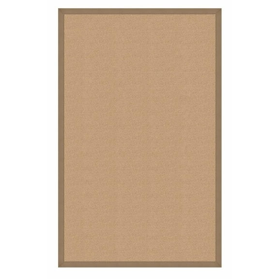 Linon Empire Machine Tufted Wool 1'10"x2'10" Rug in Sisal and Beige