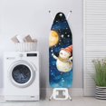 thumbnail image 3 of HELLHERO Iron Pad Board Cover with Christmas Snowman 15" x 54" Polyester Fabric Iron Board Protective Cover for Tailor Shop Home Home Laundry Room, 3 of 5