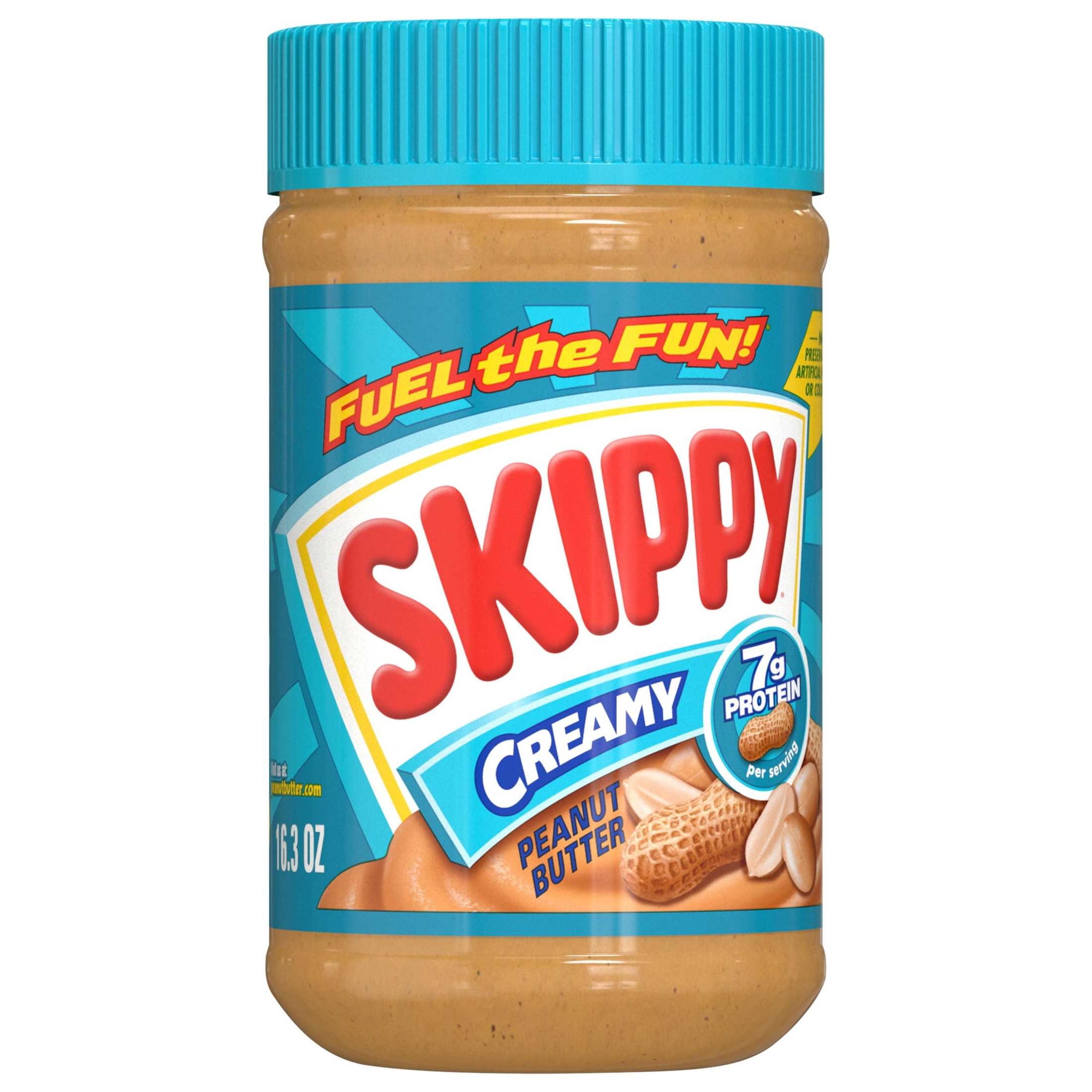 SKIPPY Peanut Butter, Creamy, Plastic Jar 16.3 oz