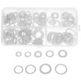 thumbnail image 3 of Miangastore 200pcs Oil Plug Gasket Washer Aluminum for High Temperature Leak Proof Sealing, 3 of 8
