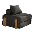 thumbnail image 2 of Sillón Convertible Portátil con Cojín gris oscuro S, 2 of 8