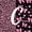 Black Pink C, variant on Erosebridal Leopard Print A Letter Black Out Curtains for Girls, Black Pink Bowknot Curtains Pack of 2 (42x63 Each)