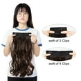 thumbnail image 4 of SAYFUT 18" 24" Curly Wavy 3 Pieces Full Head Blonde Mixed Clip in on Hair Extensions Hairpieces with 8 Clips for Women Beauty 200g, 4 of 7