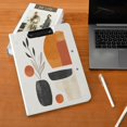 thumbnail image 5 of FORMRS A4 Clipboard Folder with Pen Holder Horizontal Foldable School Office Binder, White Abstract Shapes, 5 of 9