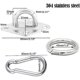thumbnail image 2 of Heavy Duty Hammock Suspension Kit, M8 Suspended Ceiling Hooks, 2 of 5