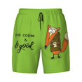 thumbnail image 5 of Rocae Drink Coffee And Do Good for Men's Swim Trunks Quick Dry With Two Side Pockets and One Lined Patch PocketMedium, 5 of 9