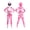Pink, variant on 3D Style Rangers Cosplay Bodysuit Full Body Suit, Rangers Anime Costume Stretch Jumpsuit Outfit, Halloween Party Masquerade Dress Up Zentai Suit Funny Halloween Costumes Size:100 #Pink