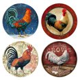 thumbnail image 1 of Letrero Lata Pollo Metal Retro Pintura Hierro Rectangular Pared 30x30cm 4 Uds., 1 of 9