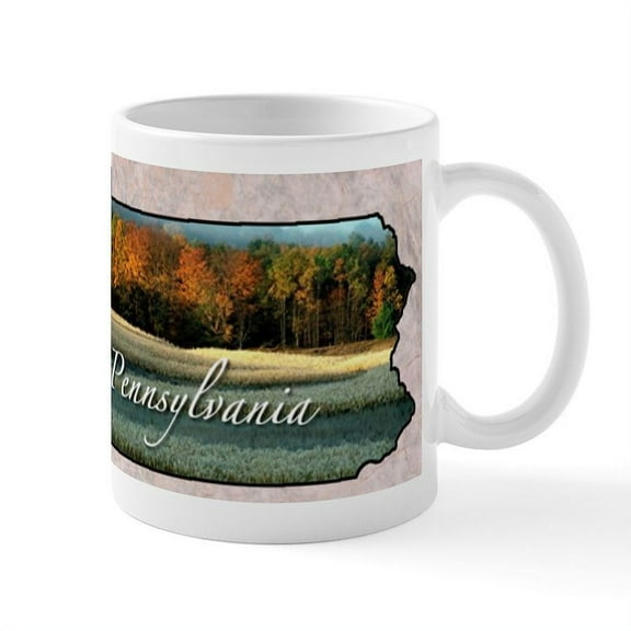 CafePress - Pennsylvania Mugs - 11 oz Ceramic Mug - Novelty Coffee Tea Cup