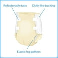 thumbnail image 5 of McKesson Classic Briefs, Incontinence, Light Absorbency, XL, 15 Count, 1 Pack, 5 of 12