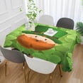 thumbnail image 4 of Coolnut Cute Gnome and Clover Rectangle Tablecloth, 60"x60" St. Patrick's Day Kitchen Decoration Dinner Rectangular Table Cover for Party Holiday Hotel BBQ-Machine Washable, 4 of 7