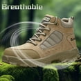 thumbnail image 4 of Steel Toe Boots for Men Indestructible Steel Toe Shoes Breathable High Top Work Boots for Men Lightweight Safety Shoes Non Slip Work Shoes, 4 of 11