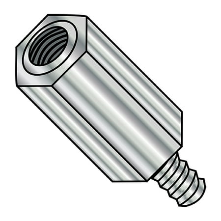 

4-40X1 1/4 One Quarter Hex Male Female Standoff Brass Nickel (Pack Qty 500) BC-142004HMBN