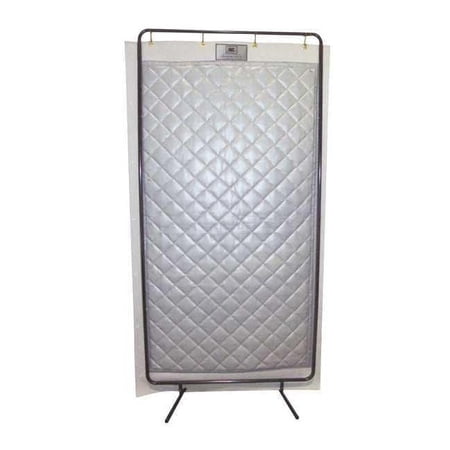 Acoustic Panel 0.75 NRC Steel (Frame) Vinyl (Barrier) 4 ft W 8 ft L 1 in Thick Gray