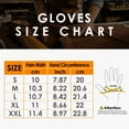 thumbnail image 5 of REDESS Genuine Leather Black Gloves for Men, Soft Winter Warm Touch Screen Gloves for Motorcycle Driving, 5 of 6