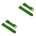 thumbnail image 4 of Baohd Versatile Silicone Watch Bands Watch Straps Replacement Rubber Wrist Band Green 20mm 2Set, 4 of 6