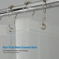 thumbnail image 4 of Bath Bliss 4 Pack Solid PVC 70" x 72" Heavy Weight Bathroom Shower Liner in Frost, 4 of 5